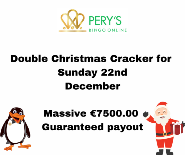 Sunday 22nd December - Double Christmas Cracker