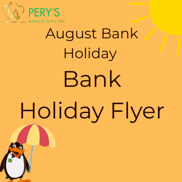 Sunday 3rd August - Bank Holiday Flyer