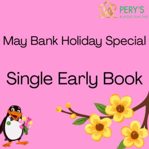 Monday 4th May - Single Early book